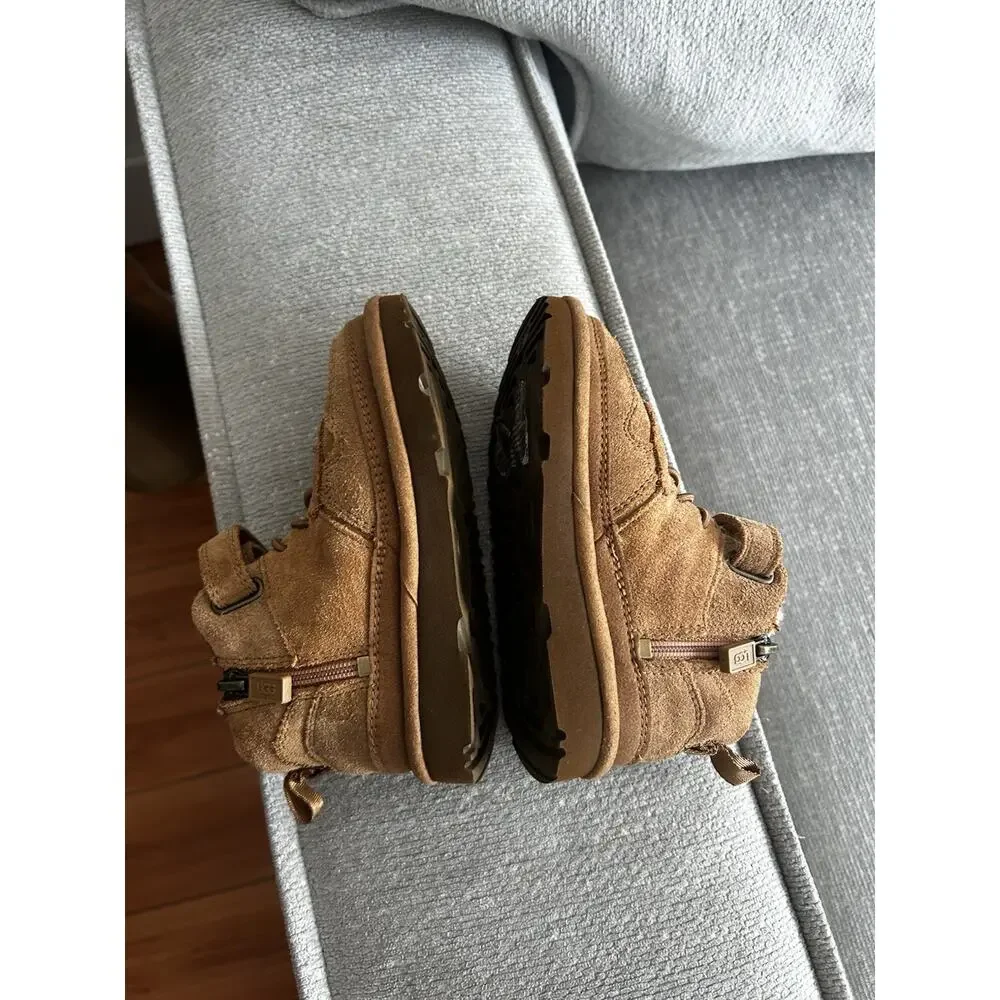 UGG Highland Hi Toddler Little Kids Girl Boy Heritage Suede Sz 9 Tan